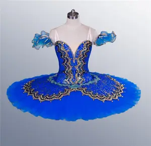 Costume de Ballet Tutu oiseau bleu de Performance pour adultes, taille personnalisée, 12 couches, livraison gratuite