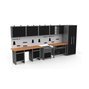 Heavy Duty acciaio inox Cassetto <span class=keywords><strong>banco</strong></span> di <span class=keywords><strong>lavoro</strong></span> <span class=keywords><strong>con</strong></span> pannello economico garage strumento armadi