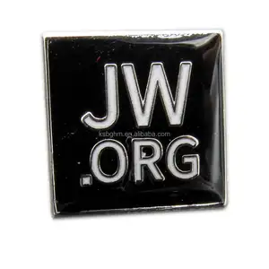 Factory Custom 1-Inch JW.ORG Metal Soft Enamel Pin Badge
