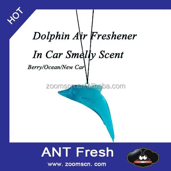 Great Smelling Dolphin Air Freshener In Car Smelly Scent - Ocean/fruity Berry