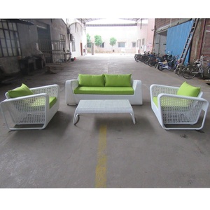 Sofa teras luar ruangan anyaman rotan Indonesia - Product Image 1
