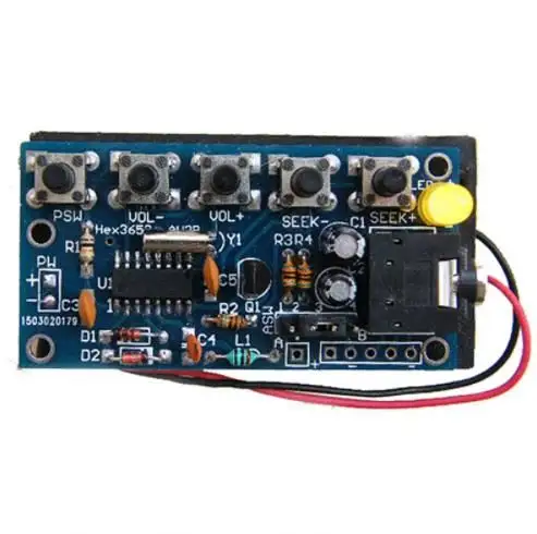 무선 Stereo FM Radio Receiver Module PCB FM DIY 전자 키트 76 MHz-108 MHz DC 1.8 V- 3.6 V