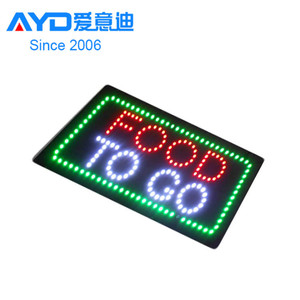 Pantalla LED de neón para interiores, pantalla LED intermitente para <span class=keywords><strong>Buffet</strong></span>, tienda de alimentos y comida, proveedor de fábrica - Product Image 5