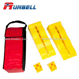 RV Leveler rampa tekerlek takozları güvenliği HDPE plastik tesviye rampası - Product Image 2