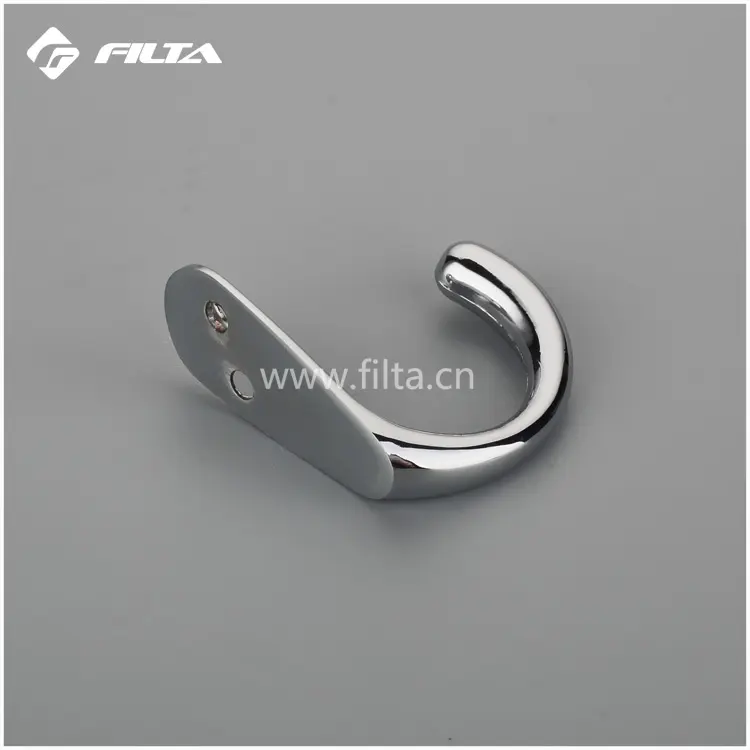 Filta Nhà Máy C Shape Robe Hook Trong Chrome Kết Thúc Kẽm Hooks 6521