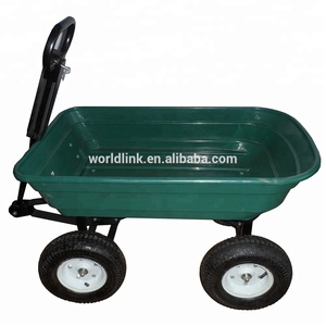 الثقيلة واجب الحضانة الذاتي تفريغ البلاستيك اليد عربة حديقة - Product Image 4