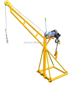 full angle mini crane portable lifting machine with charge Motor