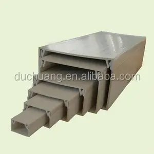 PVC Duct Cable Trunking For Cable Wires