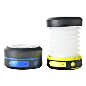 Lanterne de Camping Led avec panneau solaire repliable, rechargeable par USB, idéal pour le Camping