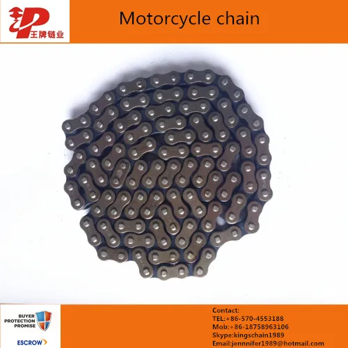 China piezas de la motocicleta , motocicleta negro 428H cadena de brasil