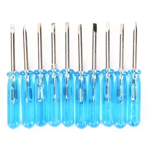 Blue 45mm Mini Screwdrivers 2.0 Phillips / 2.0 Slotted Screwdriver Screw Driver Key Repair Tool