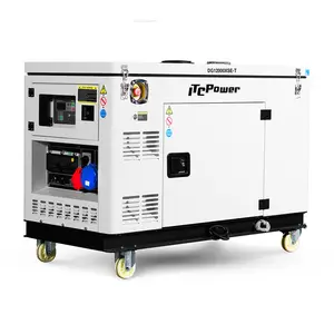 サイレントディーゼル発電機8.5 kw 10 kva EV80中国製