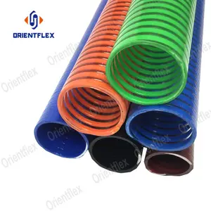 Corrugated pvc 3in 4 inch large diameter 3 trash pump hose