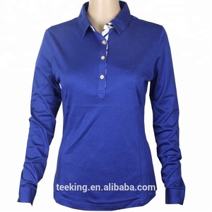 <span class=keywords><strong>Polo</strong></span> da golf da donna ad asciugatura rapida manica lunga - Product Image 3