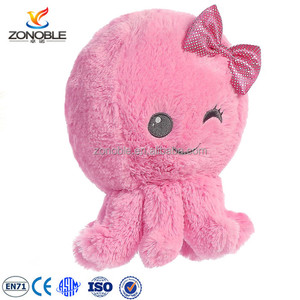 Iyi fiyat peluş deniz hayvan karikatür sevimli pembe ahtapot oyuncak isteğe özel peluş oyuncak ahtapot - Product Image 2