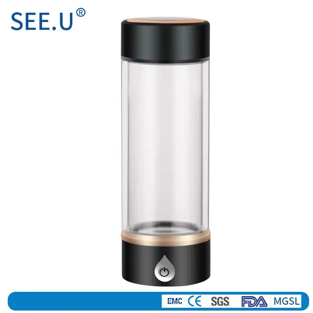 Amazon hot sale USB alkaline water maker portable active hydrogen water generator / bottle/cup