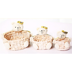 Paniers de rangement en osier, benne à cadeau, panier de fournitures en mousse de maïs, meilleure vente - Product Image 1