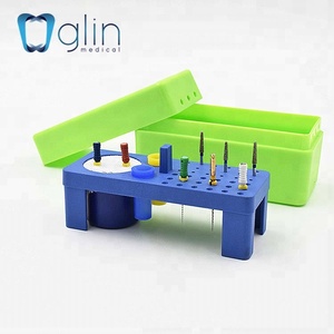 GLIN 72 حفرة صندوق قابل للأوتوكلاف الأسنان إندو صندوق ملفات FG الماس حامل الأزيز - Product Image 2