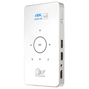 มินิแฟชั่นโฮมเธียเตอร์4K มินิ Dlp โปรเจคเตอร์1G/2G RAM 8G / 16G ROM Android Media Player Android TV Box