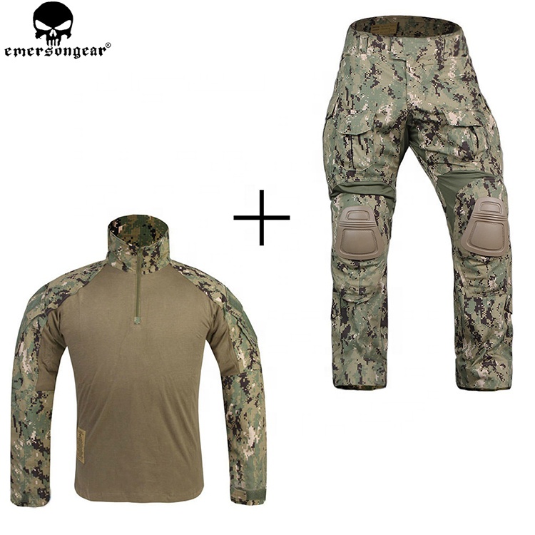 Для Emersongear AOR2 G3 Боевая форма брюки наколенники мульти-камуфляжная рубашка средства индивидуальной защиты охотничьи Тактические аксессуары