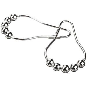 Crochets pour <span class=keywords><strong>rideau</strong></span> de douche, acier inoxydable antirouille, 3 pièces, barre de douche pour salle de bains - Product Image 5