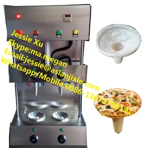 Stainless steel 2 moulds per batch electric pizza cone maker for umbrella cone