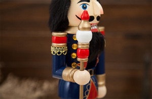 Soldato <span class=keywords><strong>schiaccianoci</strong></span> fatto a mano da 38 cm, <span class=keywords><strong>schiaccianoci</strong></span> in legno con decorazioni natalizie - Product Image 6