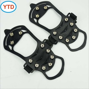 <span class=keywords><strong>Crampons</strong></span> d'hiver unisexes Endotine pour glace et neige avec 10 pointes antidérapantes, tongs pour chaussures, semelles en caoutchouc - Product Image 6