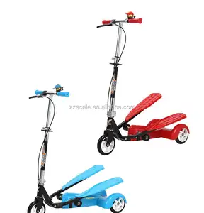 Frog balanço scooter 3 roda kick scooter com altura ajustável