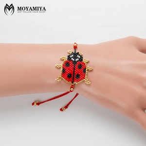 Moyamiya gioielli per bambini Miyuki braccialetto coccinella scarabeo braccialetto di insetti <span class=keywords><strong>amicizia</strong></span> braccialetto Pulseras De Moda - Product Image 2