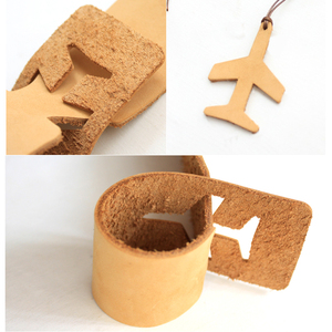 Cá Nhân Hoá Số Lượng Lớn Du Lịch Thẻ Hành Lý Da Chính Hãng Trống Thẻ Du Lịch Tùy Chỉnh Dập Nổi LOGO Có Sẵn - Product Image 2