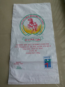 25 kg/50 kg pp bolsas de alimento de grano, grano saco de polipropileno tejido, pp 50 kg de grano bolsas con impresión a color - Product Image 1