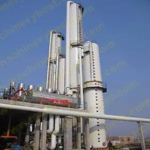 Ethanol distillery plant 95%-99.9%, 25000 liters per day liquor ENA ethanol distillery from cassave molasses maize