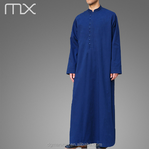 الرجال على الطريقة السعودية عباية إسلامية تصاميم الملابس من دبي زرر جديدة الثوب 2019 - Product Image 3