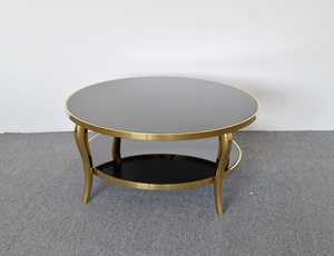 C10 Oro <span class=keywords><strong>rotondo</strong></span> di <span class=keywords><strong>vetro</strong></span> tavolino <span class=keywords><strong>per</strong></span> soggiorno - Product Image 2