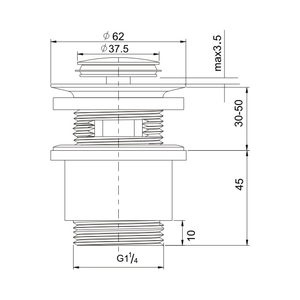 Bonde universelle clapet <span class=keywords><strong>cde</strong></span> main - NICOLL - Product Image 2