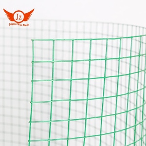 رخيص PVC لفائف شبكة سلكية ملحومة حفرة مربعة مجلفنة منخفضة سلك ترون لطائر أرنب كربوني سياج عالي الجودة - Product Image 2