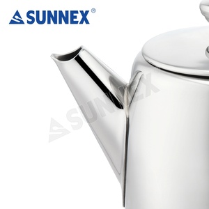 <span class=keywords><strong>Sunnex</strong></span> cho nhà hàng và khách sạn thép không gỉ 0.6ltr ấm trà - Product Image 2