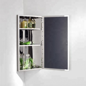 Cina Medicina Armadio Da Cucina E Da Bagno Fissato Al Muro di Stoccaggio Angolo Armadi Vanità Bagno Con Specchio - Product Image 4