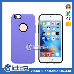 Al por mayor en el mercado de china <span class=keywords><strong>2</strong></span> en 1 TPU PC accesorio de teléfono Para iPhone 6 - Product Image 4