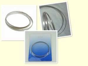 MD37718 paslanmaz çelik elmas şerit testere bıçağı 37.7 "* 1/8" makine kesme bıçağı cam jantlar - Product Image 4