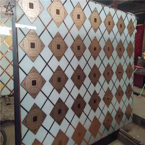 4mm Golden Color Decorative Glass Mirrors Price