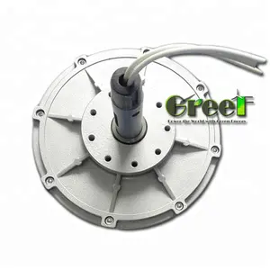 Rotore interno 100W-10KW, 100 rpm-300 rpm coreless generatore a magnete permanente per asse verticale del vento trubine