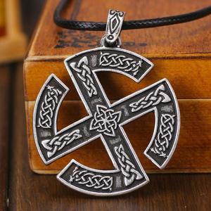 BC005 Nordic Mitos Viking Kalung <span class=keywords><strong>Rune</strong></span> Runner Logo Eropa dan Amerika Perhiasan Grosir - Product Image 6