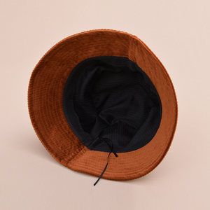 Sombrero de <span class=keywords><strong>pescador</strong></span> de etiqueta privada personalizado de precio de fábrica de calidad de marca sombrero de cubo de pana liso para hombres y mujeres - Product Image 2