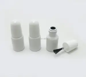 3ml White Empty Liquid Nail Polish Packaging Glass Bottle