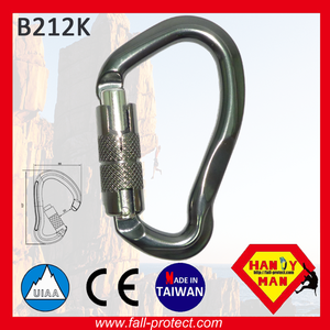 Heavy Duty Safe New Outdoor B Shaped 23KN Mosquetón de aluminio para escalada en roca - Product Image 4