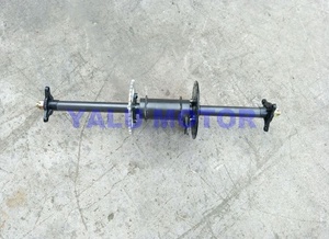 อุปกรณ์เสริมรถสี่ล้อ DIY,เพลาขับ ATV พร้อมท่อและจานหน้าแปลนสำหรับรถเสือยูทีวีขนาดเล็ก