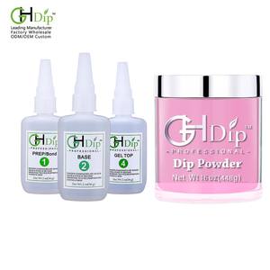 Tùy Chỉnh Nhãn Hiệu Riêng Refill 2Oz Nail Acrylic Bột Và Hệ Thống Lỏng Nail Glue Gel Top Coat/Cơ Sở Coat