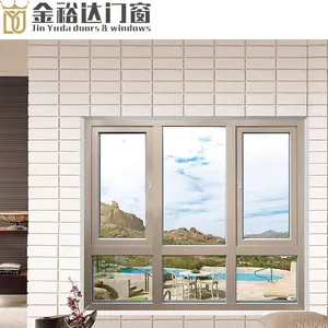 Chine usine portes fenêtres fenêtres en aluminium double vitrage fenêtres à battants marque supérieure Nouvellement conçu